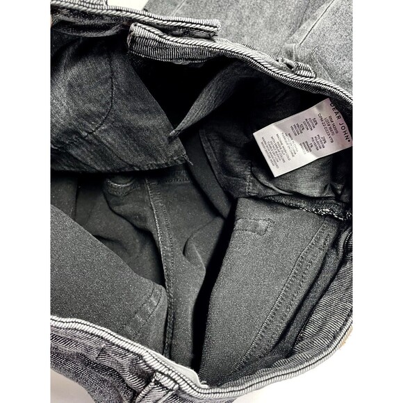 Dear John Jeans Jodi High Rise Cropped Distressed Black Frayed Pants Women’s 27 - Picture 10 of 11